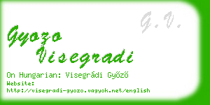 gyozo visegradi business card