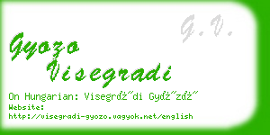 gyozo visegradi business card